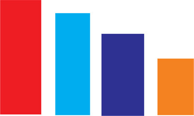 vector illustration of a set of colorful arrows