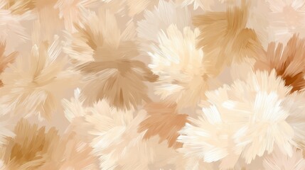 Soft Abstract Floral Pattern in Warm Neutral Tones for Background