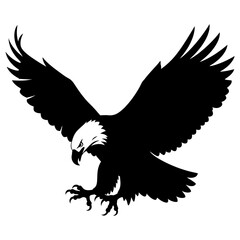 Obraz premium Bald eagle in flight