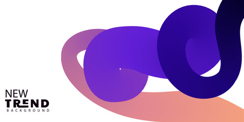 Modern gradient colorful abstract background template for graphic design projects