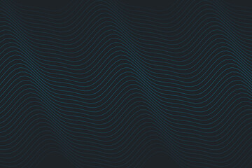 Fototapeta premium High Tech Abstract Topographic Background with Intense Cyan Vibration Lines and Glitch Terrain Effect