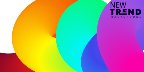 Trendy Colorful Abstract Background for Modern Design Projects and Presentations