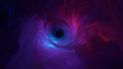 Abstract swirling vortex of vibrant colors (1)