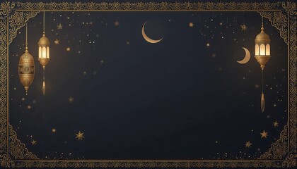 Ramadan kareem style editable template background minimalist and islamic style eid mubarak iftar party
