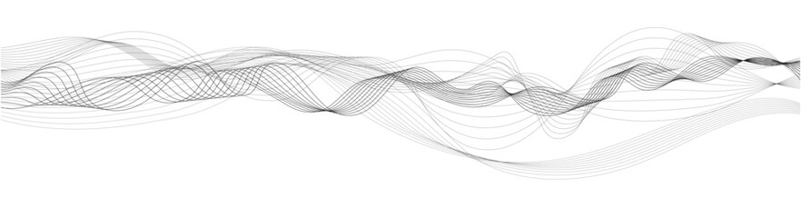 Abstract line wave background wave design brochure, website, and flyer. Musical Sound waves vector design template. Dynamic music, flowing lines.