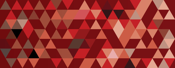 Fototapeta premium Trendy red geometric pattern