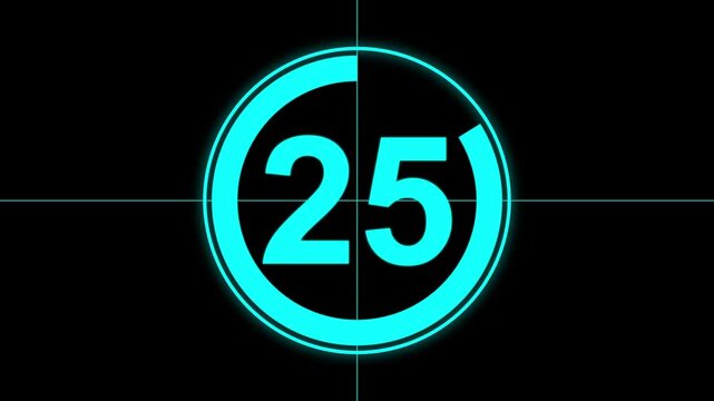 Circle countdown timer 30 seconds animation from 30 to 0 seconds, 30 Seconds countdown timer, Countdown timer, circle countdown animation for special deal Promotions.