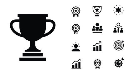 Reward and Achievement Icon Set