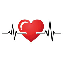 Heartbeat symbol