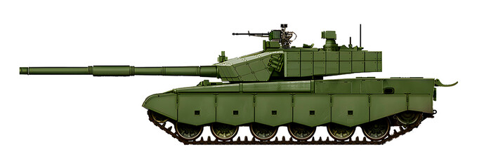 Type-99A2 (Chinese Main Battle Tank builds further improvements into the Type 99A1 design) © Tikros