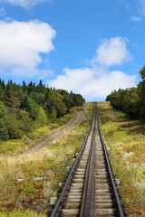 Fototapeta premium Cog railway tracks