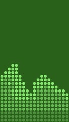 abstract background with green dots
