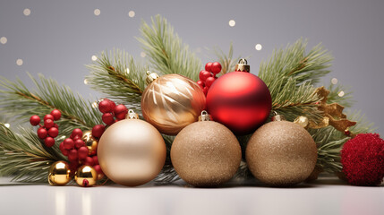 
Golden Holiday Ornaments