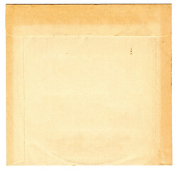 Vintage Paper Compact Disc CD Sleeve - Papierh&uuml;lle vergilbt mit ausgeleichtem Rand - ein Klassiker der Verpackung und eco-friendly Archivierung