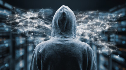 Hackers are planning to hack and attack Zeroday networks and cyber security systems in Smart digital city with connection network reciprocity over the cityscape . Concept of future smart wireless city