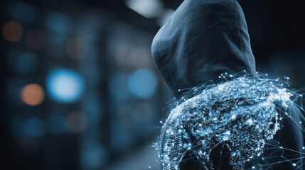 Hackers are planning to hack and attack Zeroday networks and cyber security systems in Smart digital city with connection network reciprocity over the cityscape . Concept of future smart wireless city