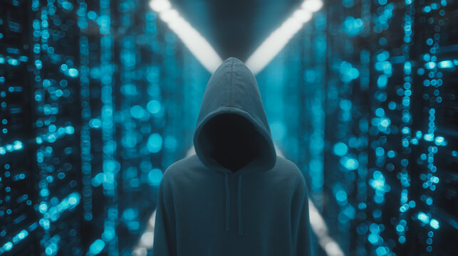 Hackers are planning to hack and attack Zeroday networks and cyber security systems in Smart digital city with connection network reciprocity over the cityscape . Concept of future smart wireless city - Powered by Adobe