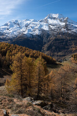 Le hameau du Monal en automne © DELAIRON
