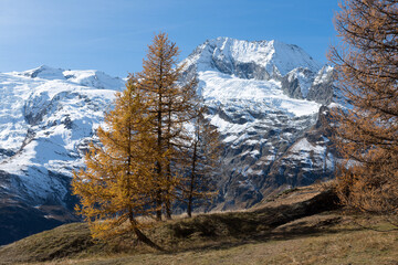 Le hameau du Monal en automne © DELAIRON