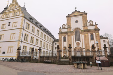 Fototapeta premium Historisches Gebäude im Zentrum der Stadt Paderborn