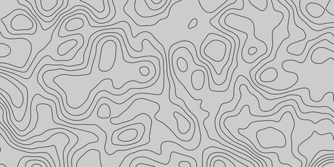 Abstract Digital Topography Lines of the Unseen Landscape. Future Lines Contours. Abstract Modern Terrain
