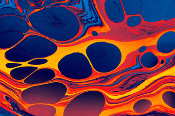 Abstract Marbled Ebru Paper Texture