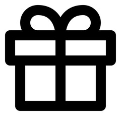 Obraz premium gift box isolated on white background