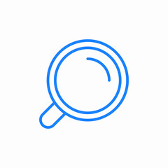 magnifying glass icon sign vector