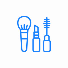 makeup essentials icon sign vector