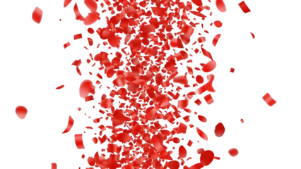 Valentine s day celebration with red hearts and romantic ambiance