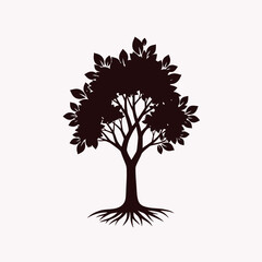 Silhouette of a tree