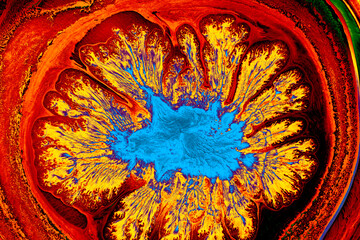 Abstract Marbled Ebru Paper Texture