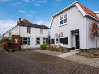 Historical village of Drimmelen, Noord-Brabantt province, The Netherlands