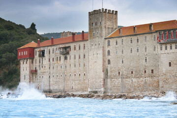Holy Orthodox Monastery of Esphigmenou on Mount Athos Greece