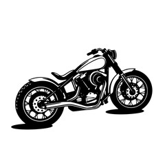 Obraz premium motorcycle on white background