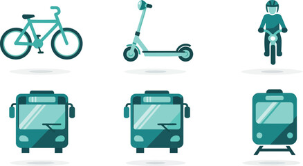 Modern eco-friendly transportation options for urban commuters