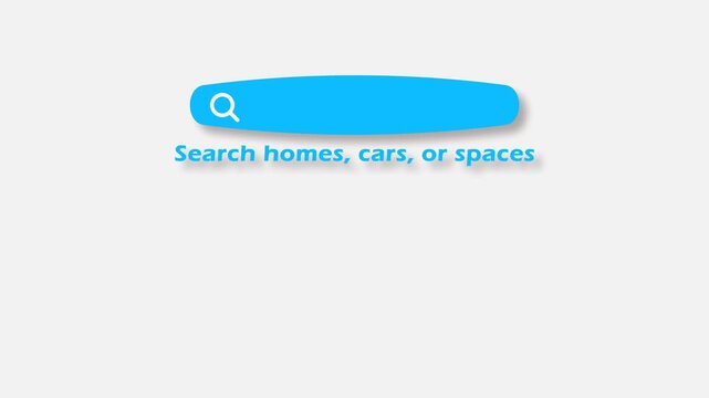 Search Homes Cars or Spaces Online Search Animation &ndash; Property Vehicle and Space Browsing UI Concept Loop