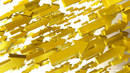 Arrows pointing towards the target