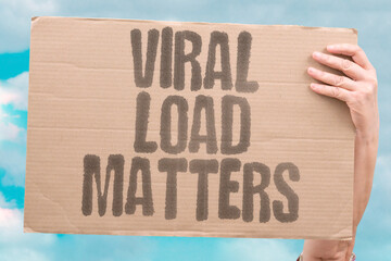 "Viral Load Matters" Virus amount affects transmission risk. VIRAL. LOAD. AMOUNT. QUANTITY. LEVELS.