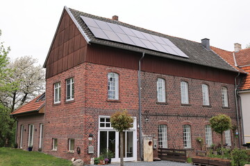Blick in das Zentrum der Stadt Billerbeck im M&uuml;nsterland