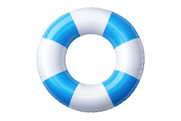 Lifebuoy floating, representing safety, rescue, and security, a water flotation device providing emergency aid
