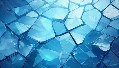 cracked ice texture light blue sharp edges fractured glass effect