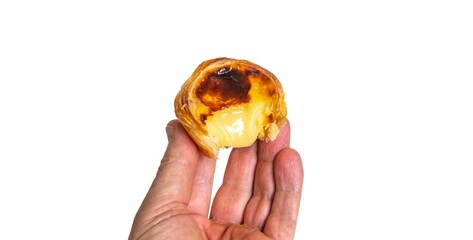 Freshly Baked Pastis de Nata Traditional Portuguese Custard Tarts