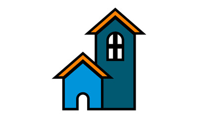 home logo icon illustration vector