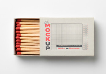 Matches Box Complete Mockup