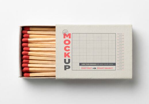 Matches Box Complete Mockup