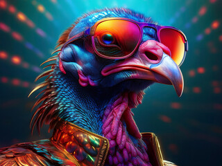 Illustration - Stylised and colorful Turkey