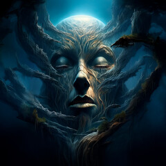 Illustration - Dreaming in your subconscious mind - State of Mind