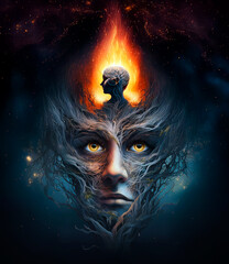 Illustration - Occupational burnout, characterized by exhaustion, cynicism, and reduced professional efficacy