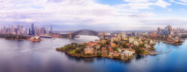 D Sydney Kurraba CBD Ferry to North Sydney pan